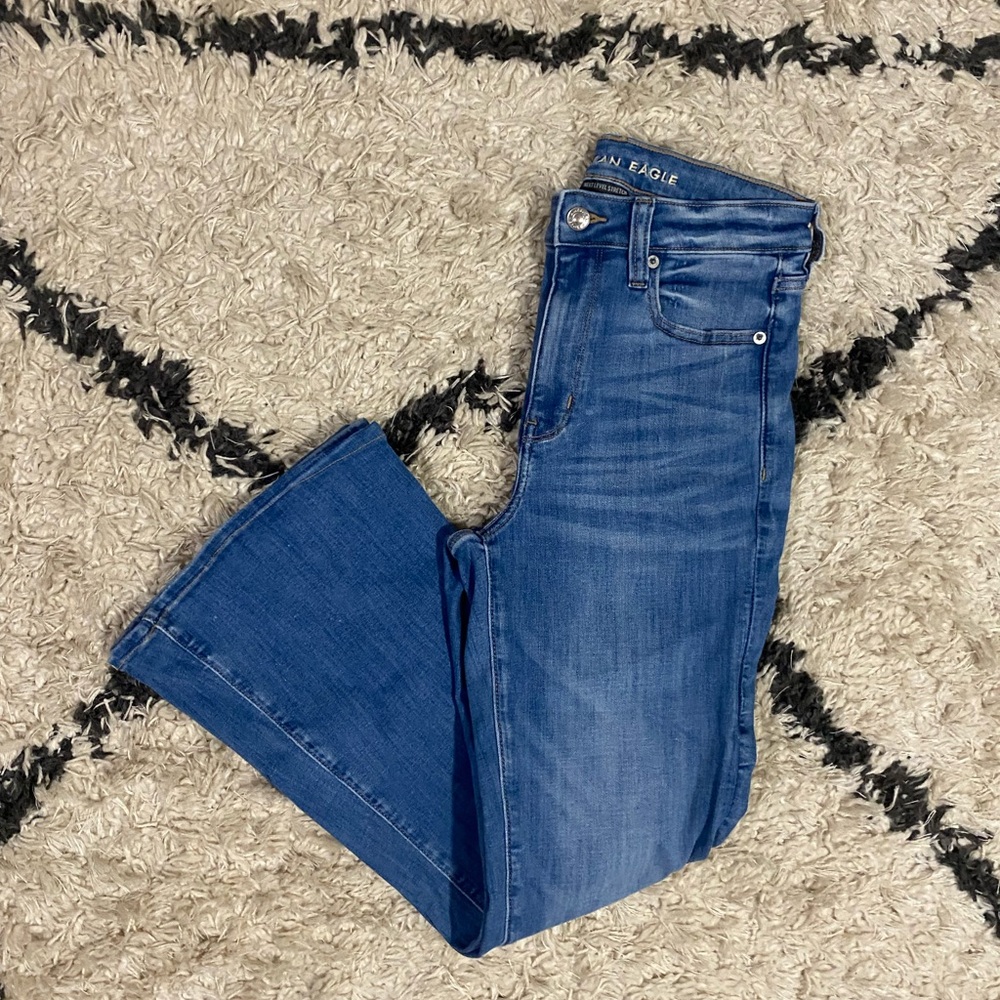 American Eagle Outfitters Blue Flare Jeans
